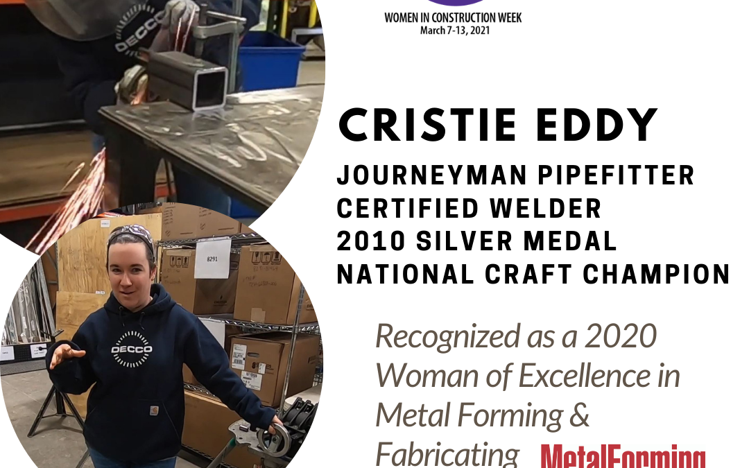 DECCO’s Cristie Eddy Honored as Women of Excellence in Metal Forming & Fabricating